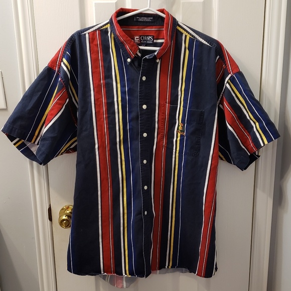 Chaps Tops - VINTAGE CHAPS RALPH LAUREN Short Sleeve Shirt